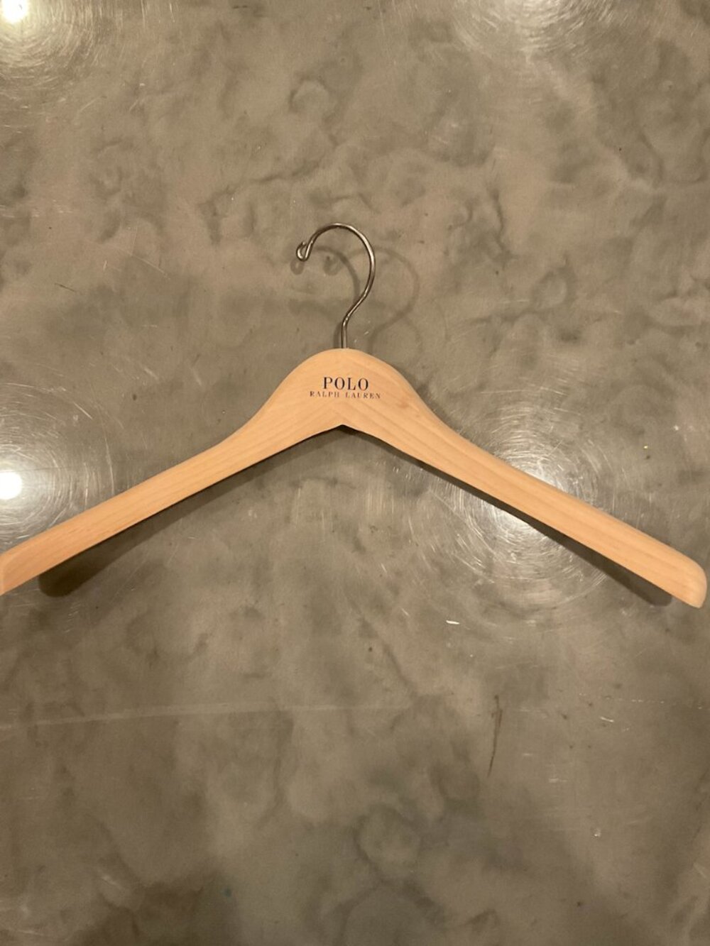 Polo Ralph Lauren Large Wooden Suit Hanger Natural Wood